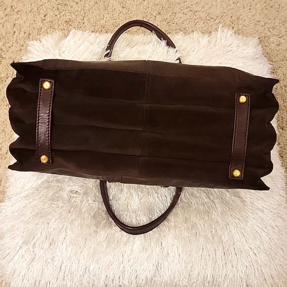 📍Rare |Vintage | Francesco Biasia | Leather & Suede East West Style Bag - Picture 7 of 16